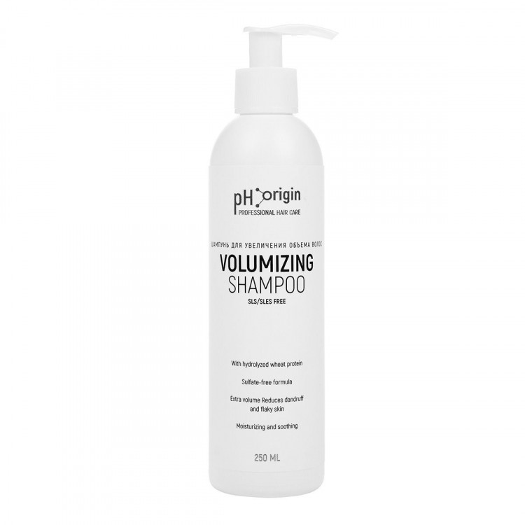 Шампунь для увеличения объема pH Origin Volumizing Daily SLS/SLES Free Shampoo - 250 мл. 