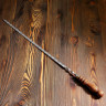 Шампур с узором и деревянной ручкой - 72 см.