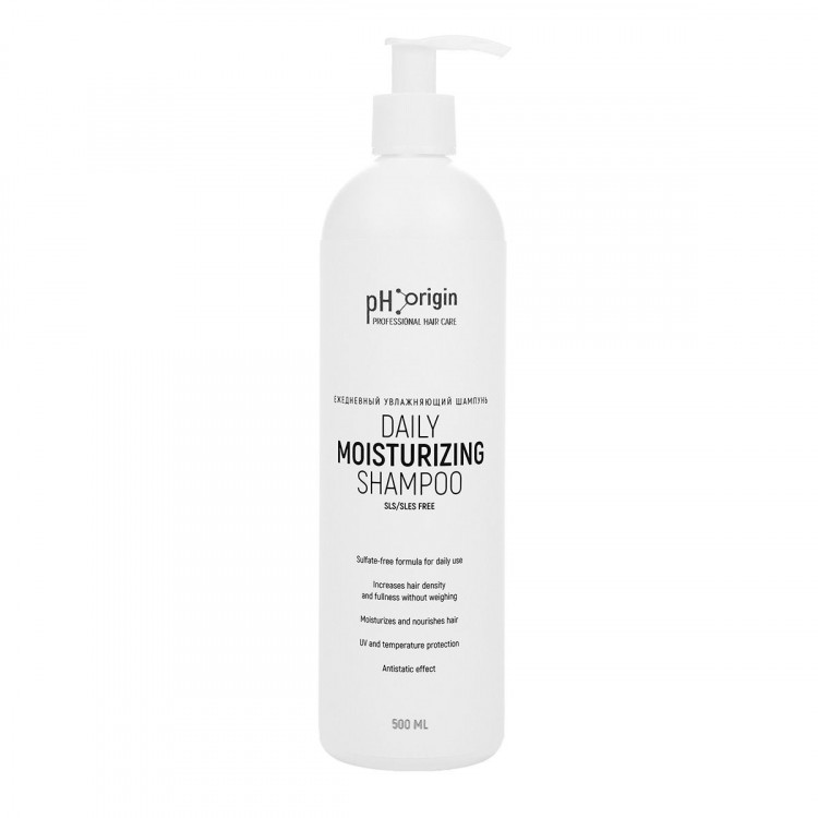 Увлажняющий шампунь pH Origin Daily Moisturizing SLS/SLES Free Shampoo - 500 мл. 