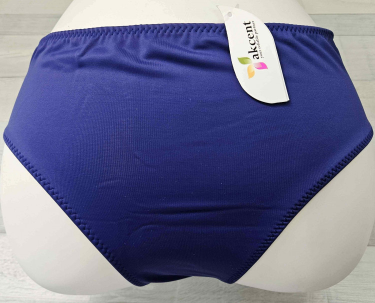 Синие классические женские плавки 