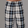 Хлопковые удлиненные шорты в клетку