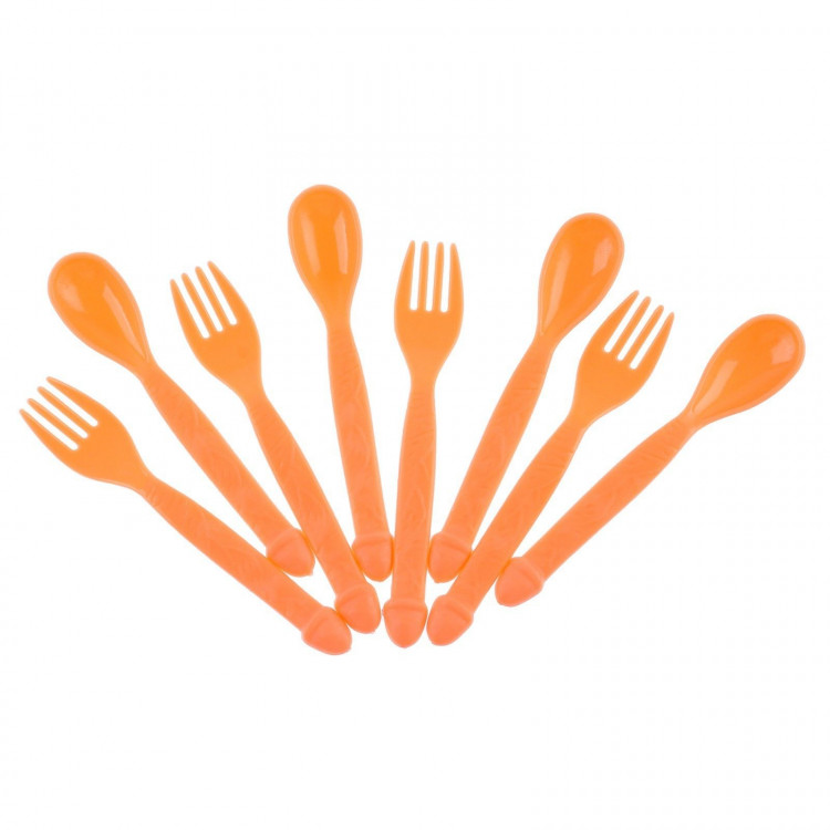 Набор пластиковых столовых приборов «Всё в твоих руках» 