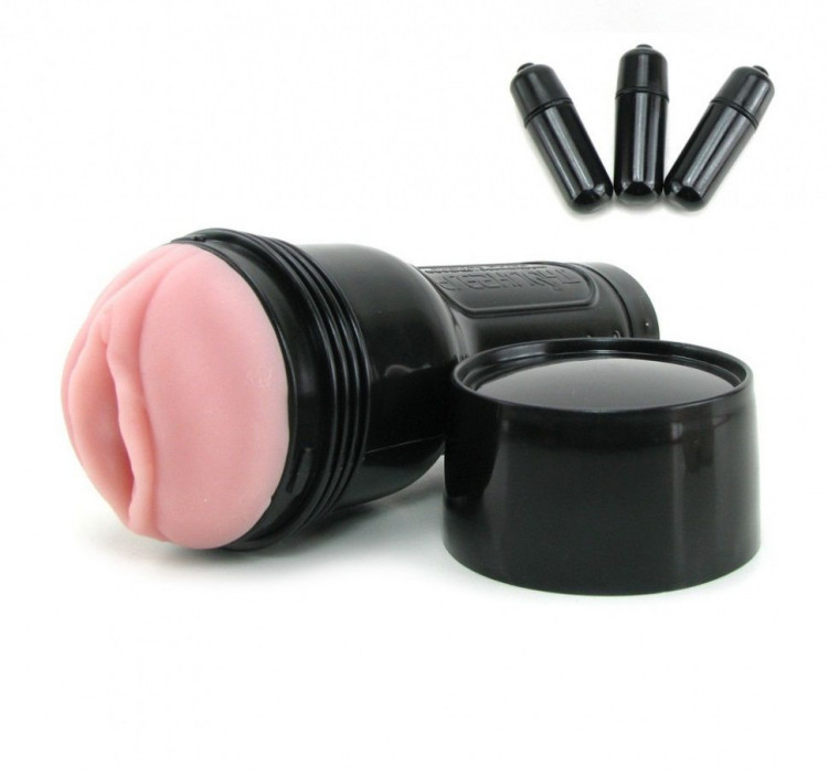 Мастурбатор-вагина Fleshlight - Vibro Pink Lady Touch с вибрацией 