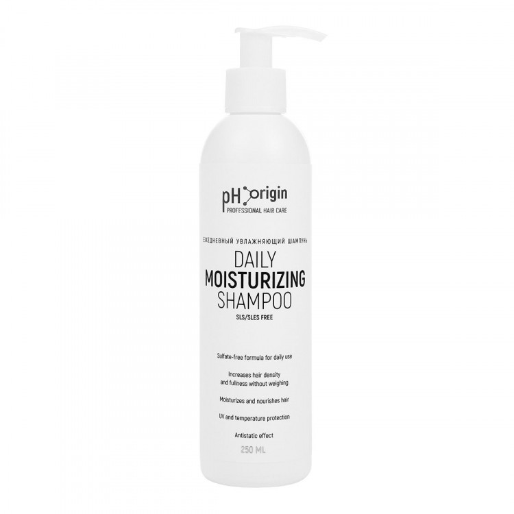 Увлажняющий шампунь pH Origin Daily Moisturizing SLS/SLES Free Shampoo - 250 мл. 