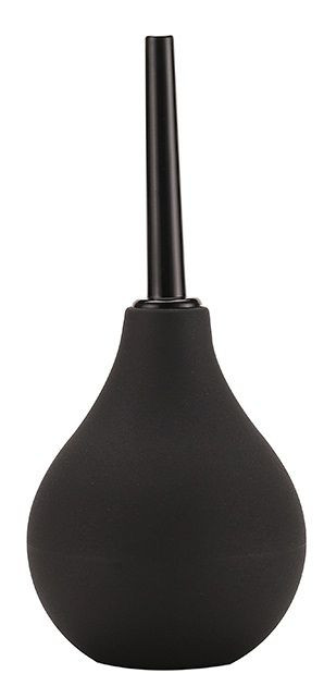 Черный анальный душ ANAL DOUCHE с прямым наконечником 