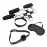 Набор для фиксации из 7 предметов Hogtie & Ball Gag Kit Набор для фиксации из 7 предметов Hogtie & Ball Gag Kit