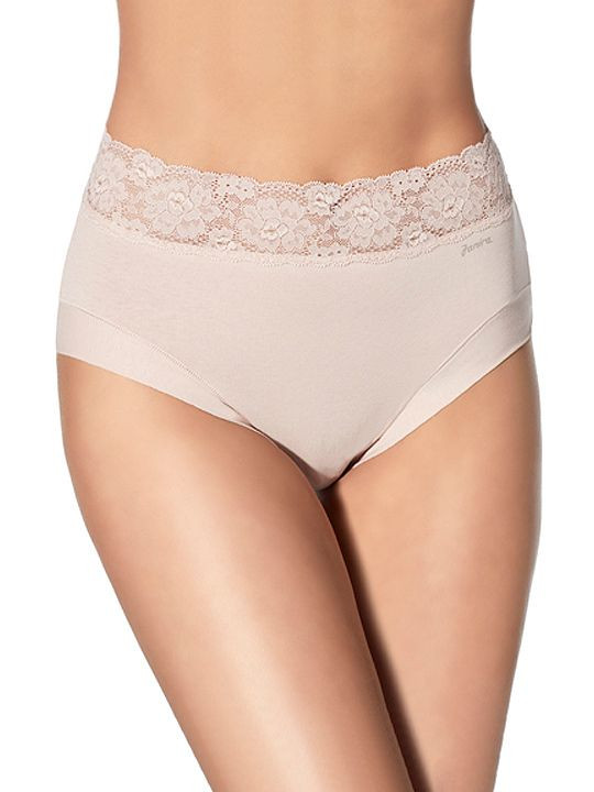 Высокие трусики +size с широким кружевным поясом Dolce Cinture 