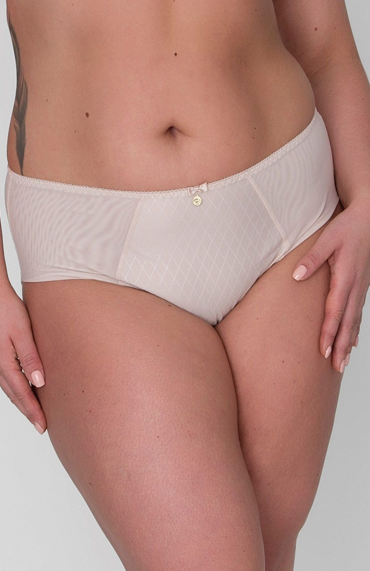 Женские трусики-слипы из ткани с тиснением 