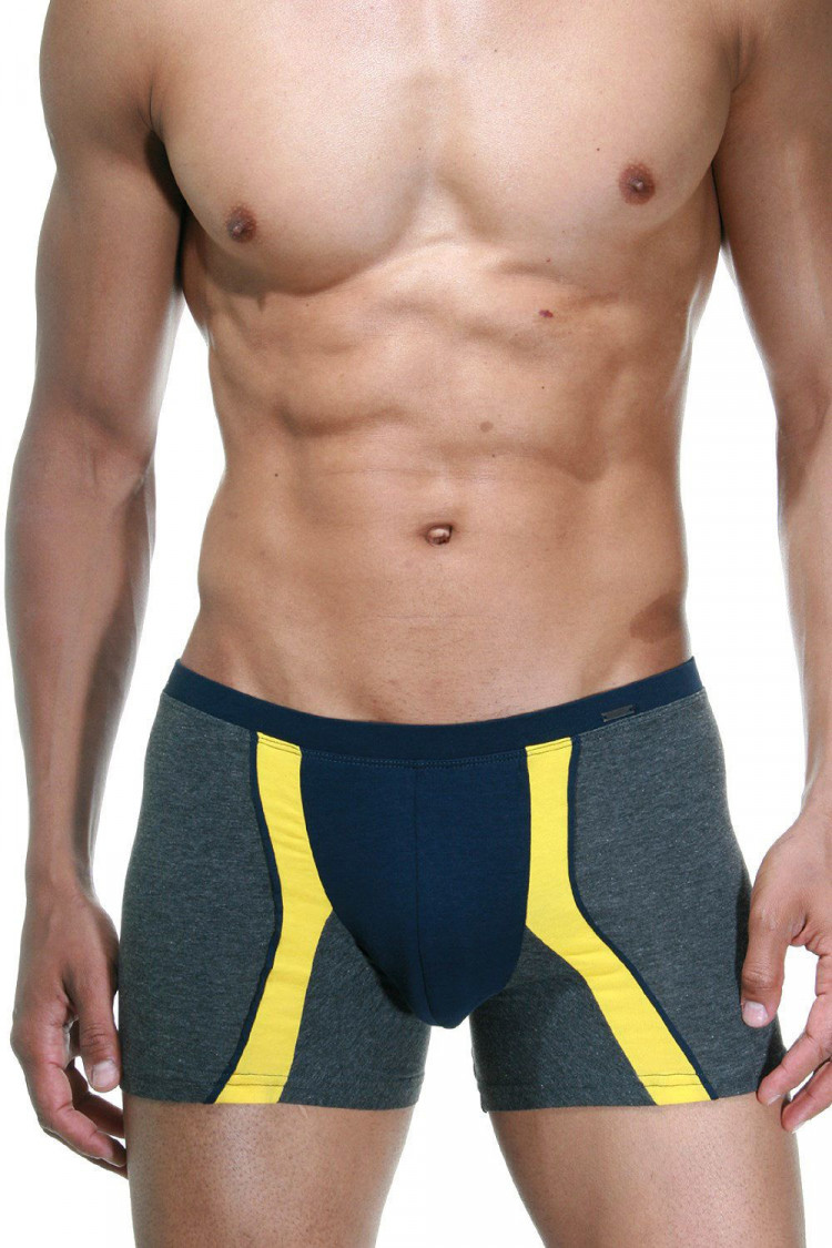 Серо-синие трусы-боксеры со вставками Doreanse Supporters Boxer 