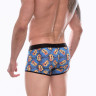 Синие трусы-боксеры с крупным принтом