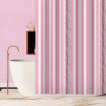Розовая шторка в ванную Girls Power (180х180 см)