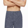 Темно-синие клетчатые трусы-боксеры