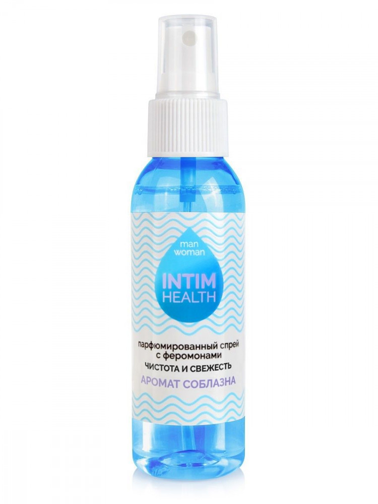 Парфюмированный спрей Intim Health для нижнего белья и тела с соблазнительным ароматом - 95 мл. 