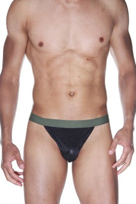 Трусы-тонги на широкой резинке 