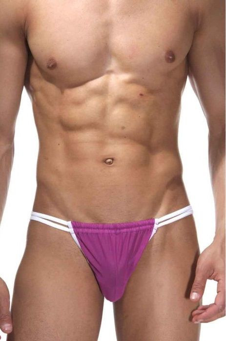 Мужские трусы-танга на двойных резиночках 