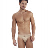 Золотистые мужские трусы-брифы с поясом Flashing Brief