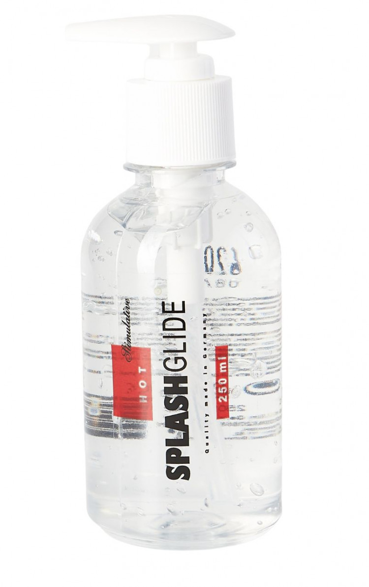 Возбуждающий лубрикант на водной основе Splashglide Hot Stimulative - 250 мл. 