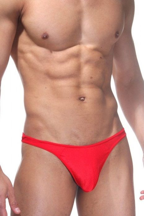 Гладкие классические мужские трусы-тонги 