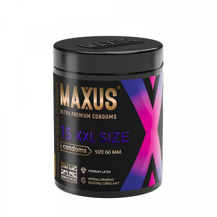 Презервативы увеличенного размера Maxus XXL - 15 шт. 