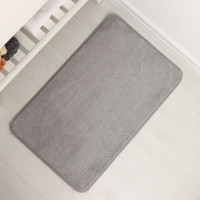 Серый коврик в ванну «Софт» (50х80 см)