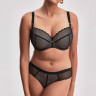 Черный бюстгальтер Chita на каркасах с чашками на тонком поролоне
