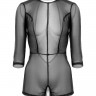 Эротический комбинезон Preciosity с рукавами длиной 3/4