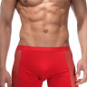 Мужские трусы-боксеры с сетчатыми вставками по бокам Мужские трусы-боксеры с сетчатыми вставками по бокам