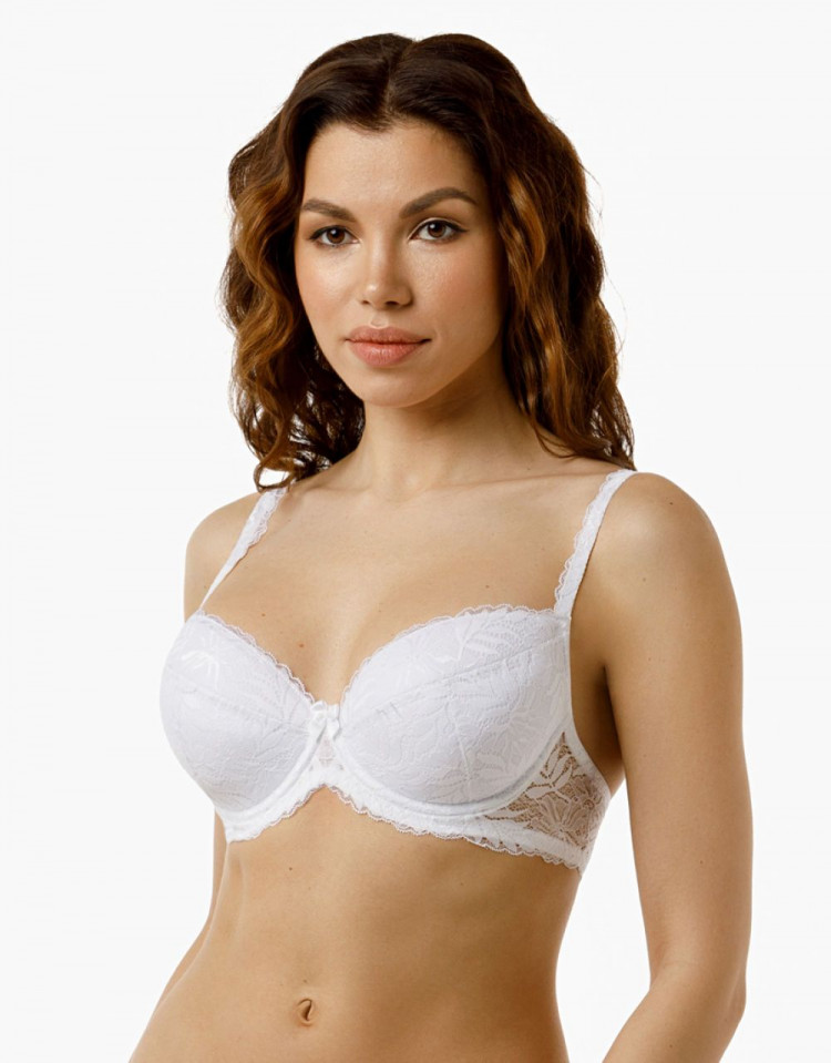 Бюстгальтер push-up из эластичного кружева 