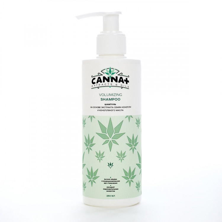 Бессульфатный шампунь для объема CANNA+ Volumizing Shampoo SLS Free - 250 мл. 