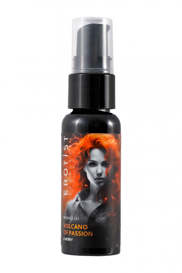 Гель с эффектом вибрации Volcano Of Passion со вкусом вишни - 25 мл. 
