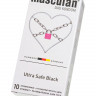 Ультрапрочные презервативы Masculan Ultra Safe Black - 10 шт.