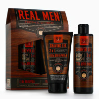 Подарочный набор косметики Real Men с ароматом сандала и ванили