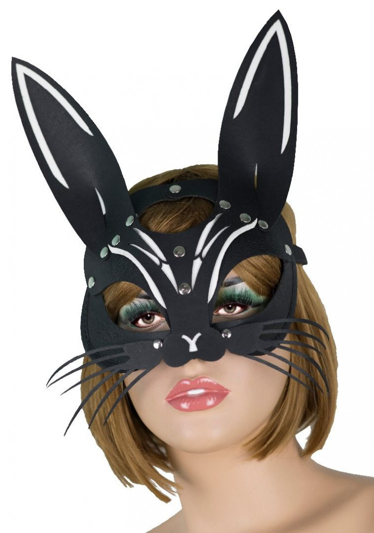Маска кролика с ушками 