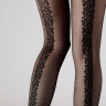 Колготки с широкими анималистическими стрелками Колготки с широкими анималистическими стрелками