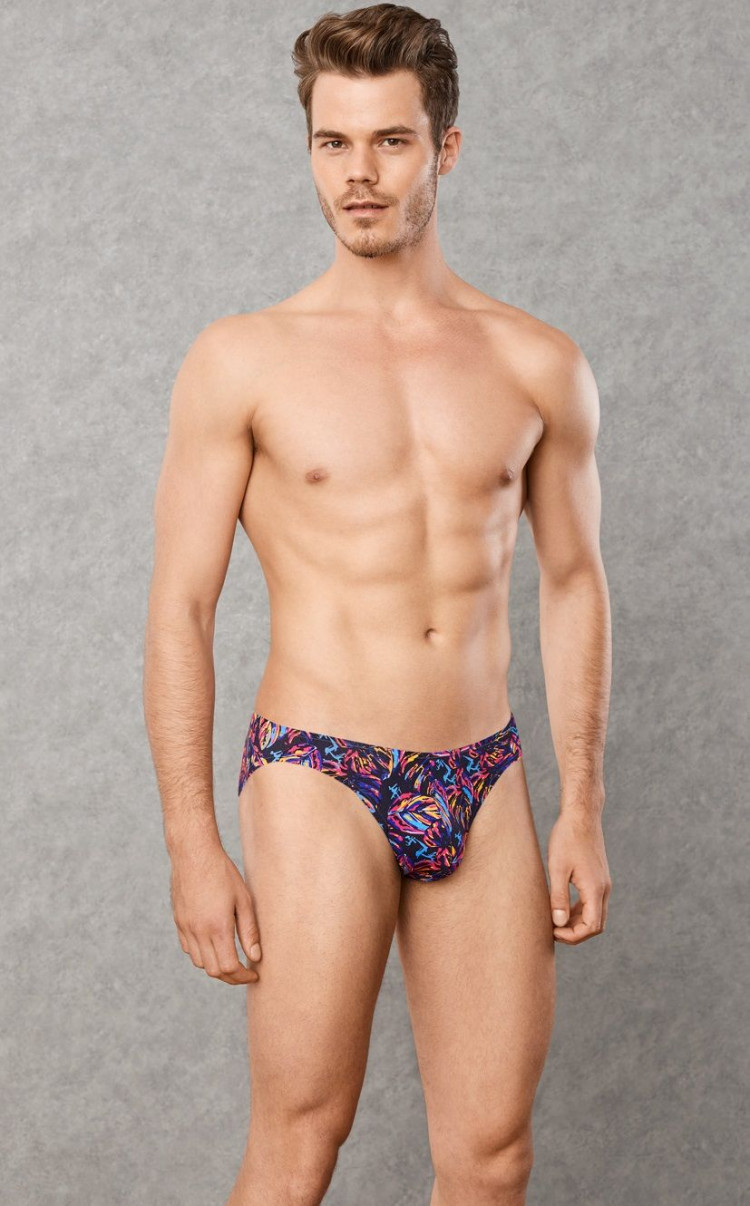 Мужские трусы-слипы с растительным принтом Doreanse Poison Ivy 