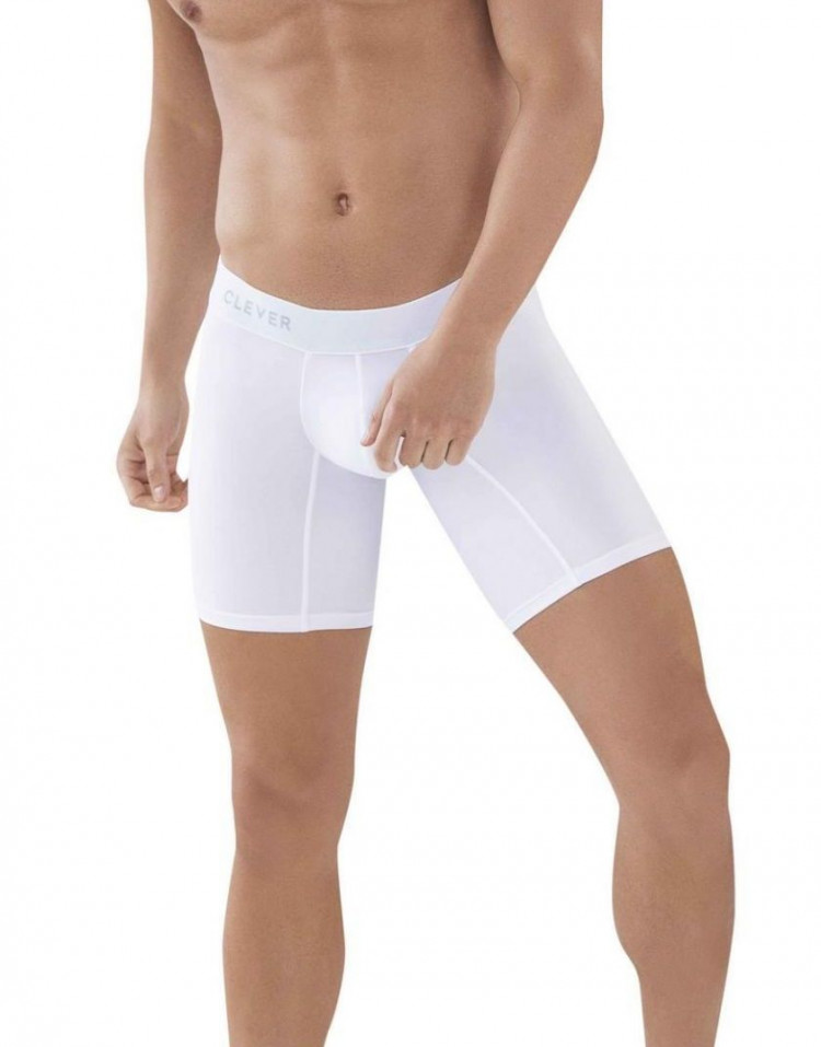 Белые удлиненные трусы-боксеры Classic Match Long Boxer 