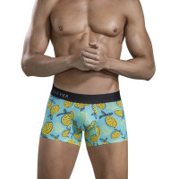 Голубые трусы-хипсы с принтом в виде лимонов Lemons Trunks