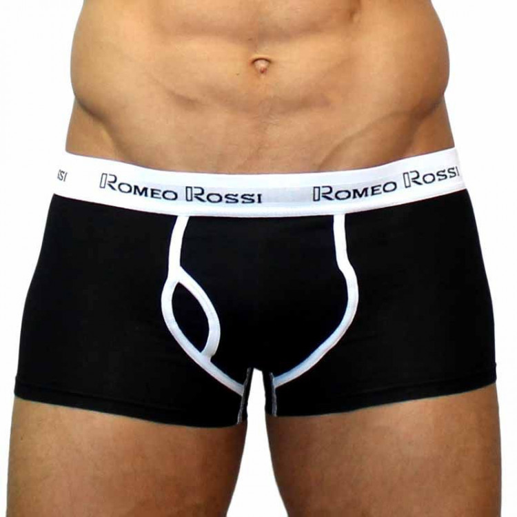 Набор из 3 разноцветных трусов-боксеров с контрастной резинкой 