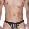 Мужские трусы-тонги в контрастную полоску Мужские трусы-тонги в контрастную полоску