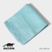 Голубая большая салфетка для уборки Raccoon (40х68 см)