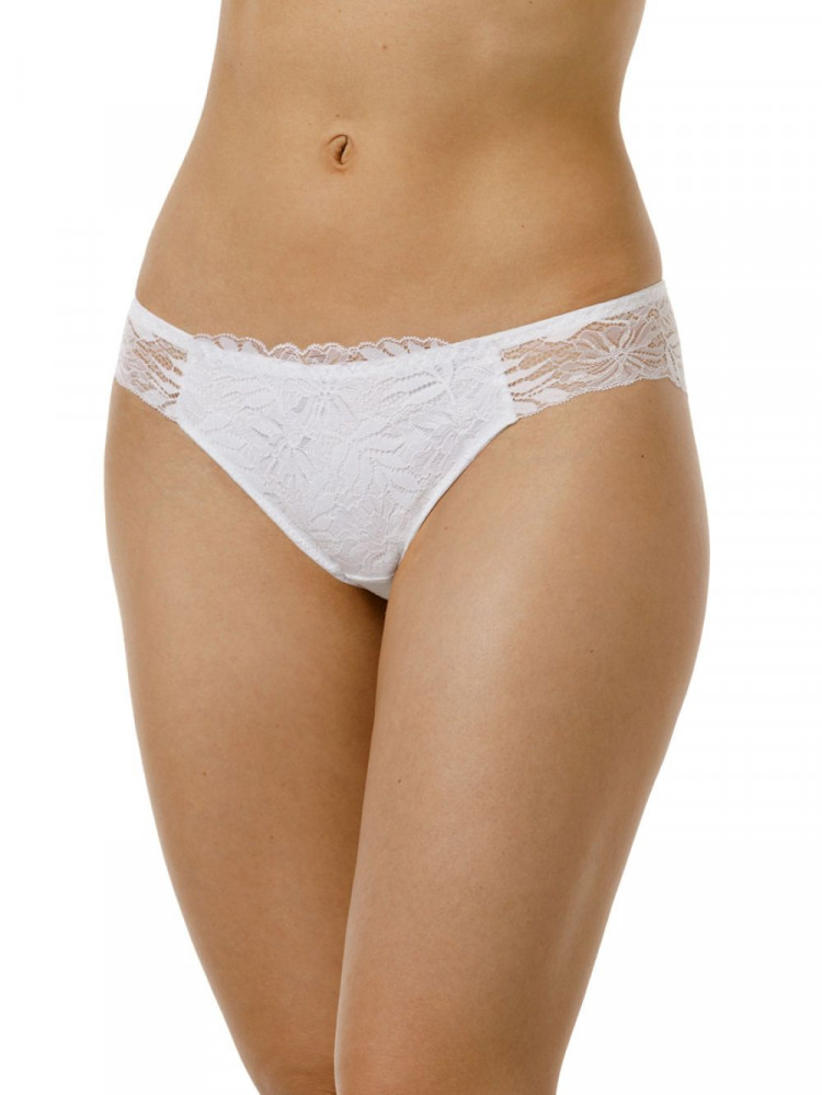 Трусики-бразилиана с эластичным кружевом 