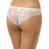 Трусики-бразилиана с эластичным кружевом
