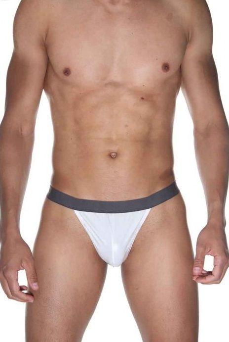 Стильные мужские трусы-тонги на широкой резинке 