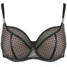 Бюстгальтер на косточках с эффектом перфорации