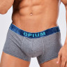 Мужские трусы-боксеры с резинкой джинсового цвета
