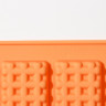 Форма для шоколада Доляна «Вафли», силикон, 17×30×1 см, 20 ячеек (4,3×3,3 см), цвет МИКС