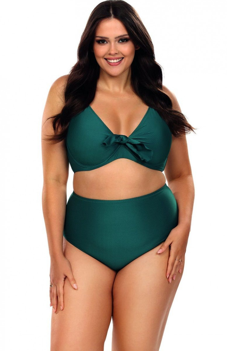 Раздельный купальник plus size: мягкий лиф и трусики-слипы 