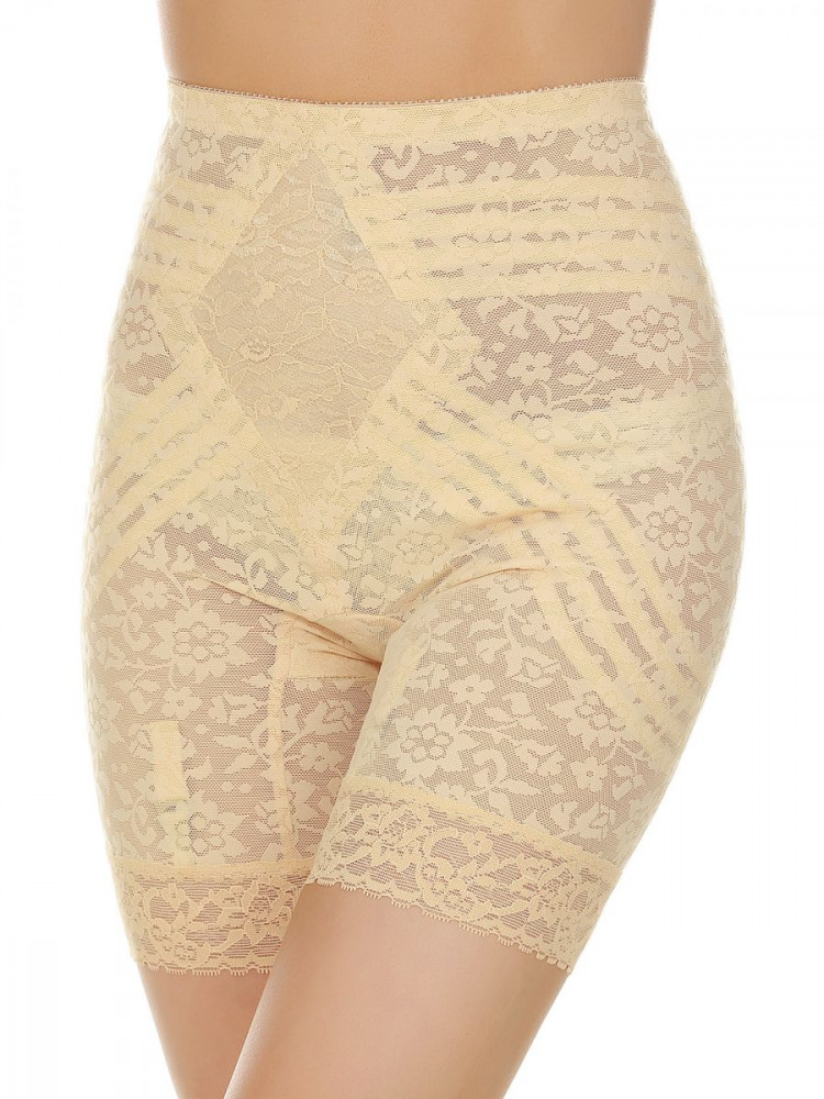 Корсетные кружевные панталоны высокой степени коррекции 
