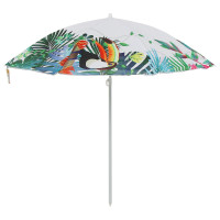 Пляжный зонт Maclay с тропическим принтом