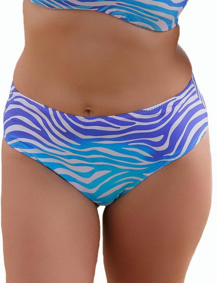 Плавки-бразилиана с полосками зебры 